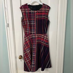 Donna Morgan Patterned Mid Length Dress